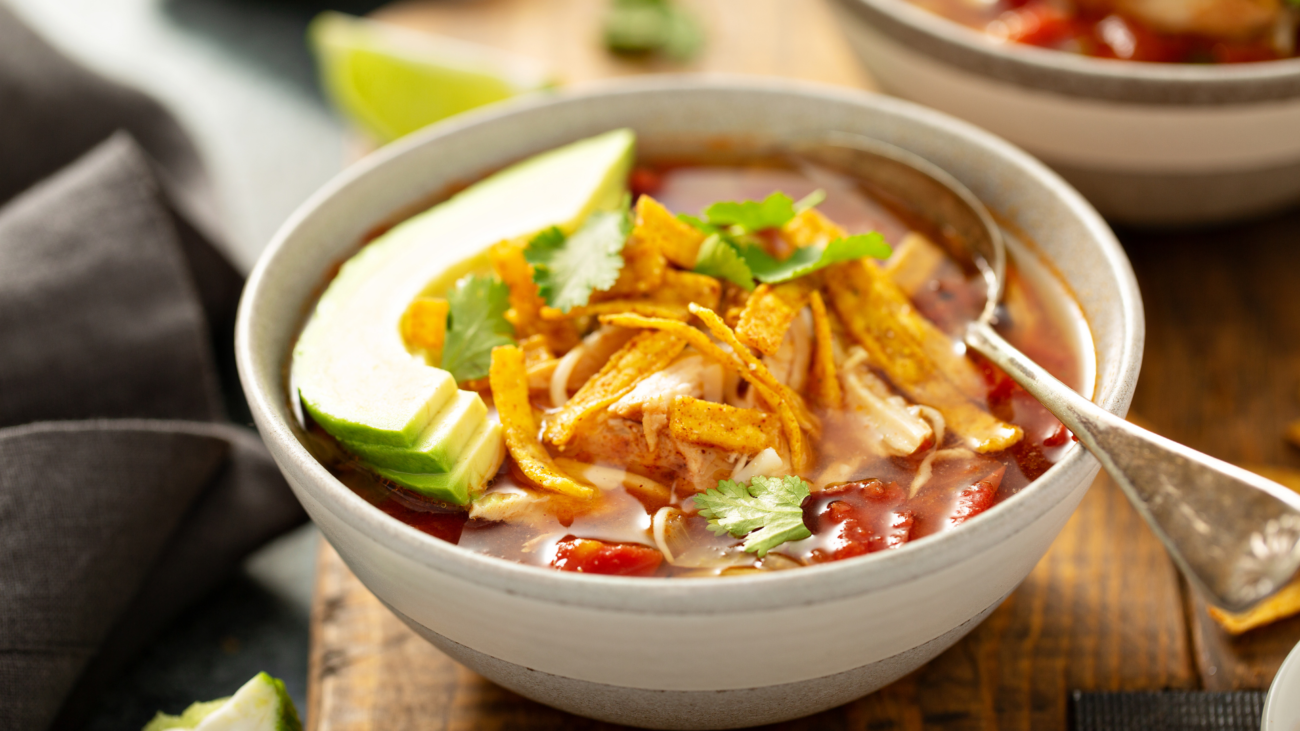 5 Ingredient Chicken Taco Soup