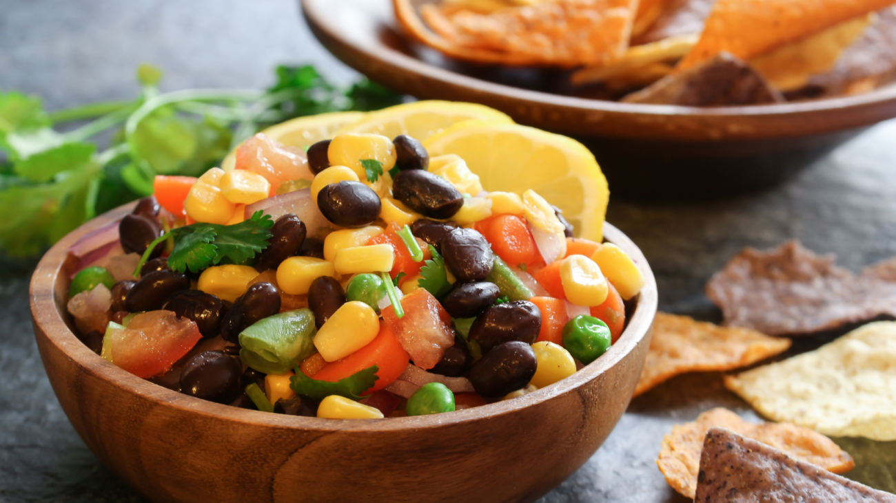 Cilantro, Black Bean, and Corn Salsa